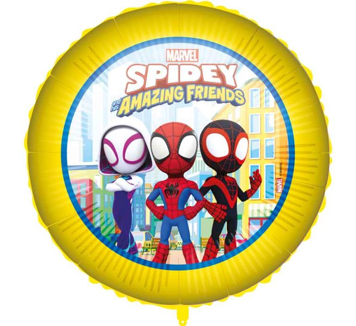 18 inch spidey and his amazing friends foil balloon kids party decoration