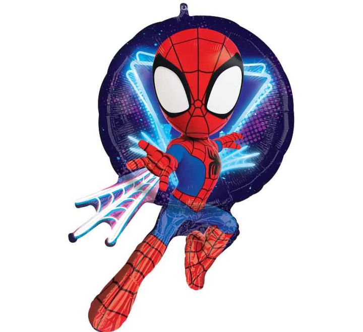 Spidey and His Amazing Friends roly-polies foil balloon superhero party decoration