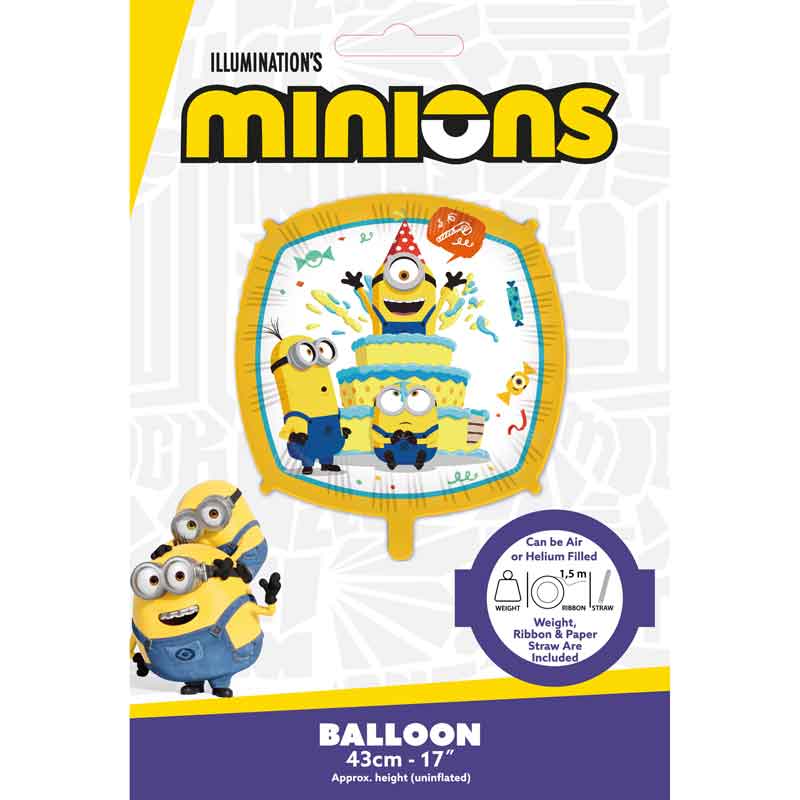18in Minions The Rise of Gru foil balloon for children's birthday party decorations