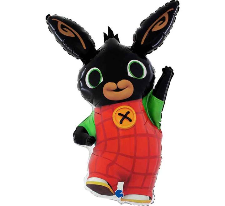 bing bunny shaped foil balloon party decoration