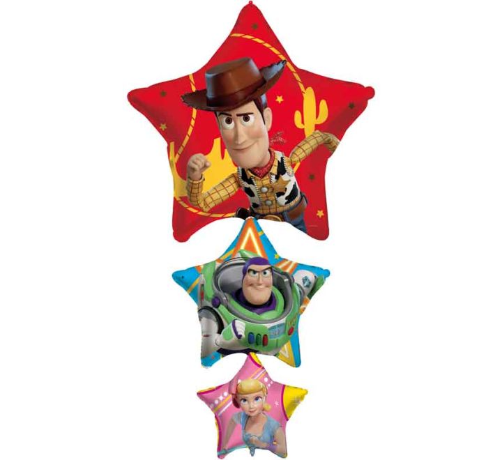 toy story shaped foil balloon party decoration