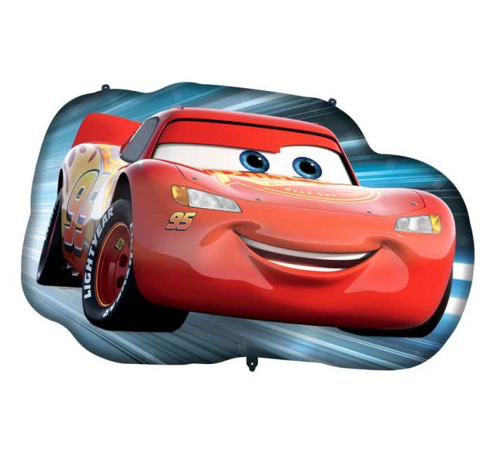 disney cars lightning mcqueen shaped foil balloon party decoration