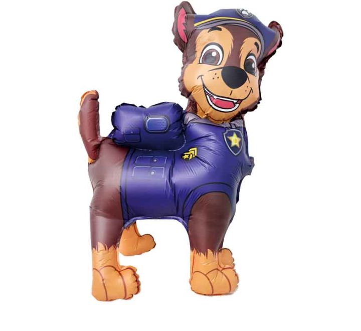paw patrol chase standing foil balloon party decoration