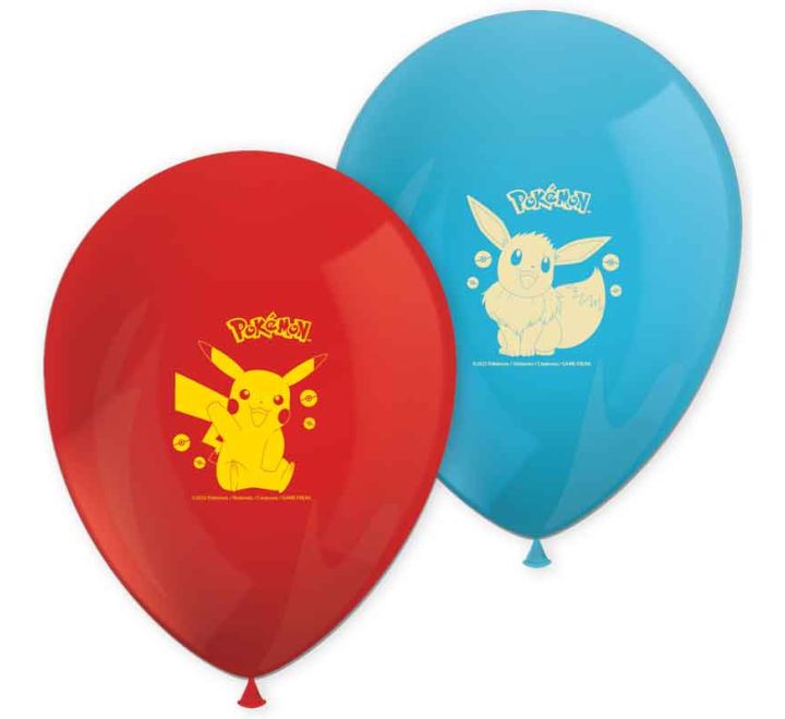 8 pack pokemon latex balloons party decorations