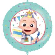 18in CoComelon birthday foil balloon for children's party decorations