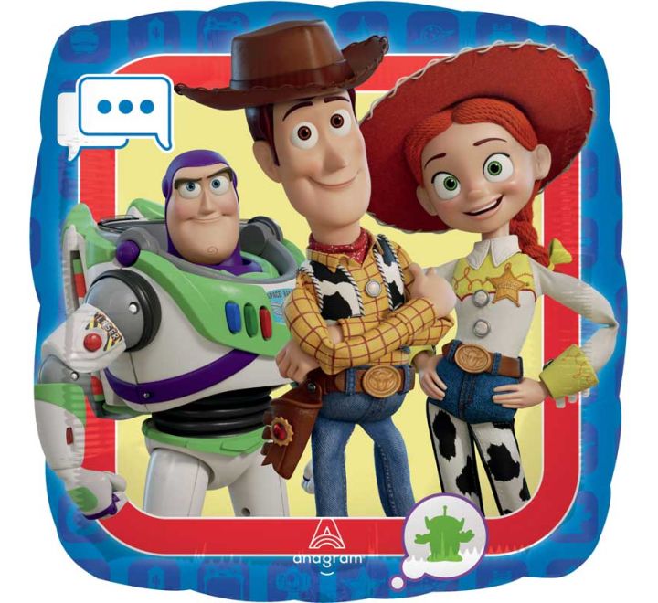 Toy Story 5 18in foil balloon with colourful Disney Pixar character design