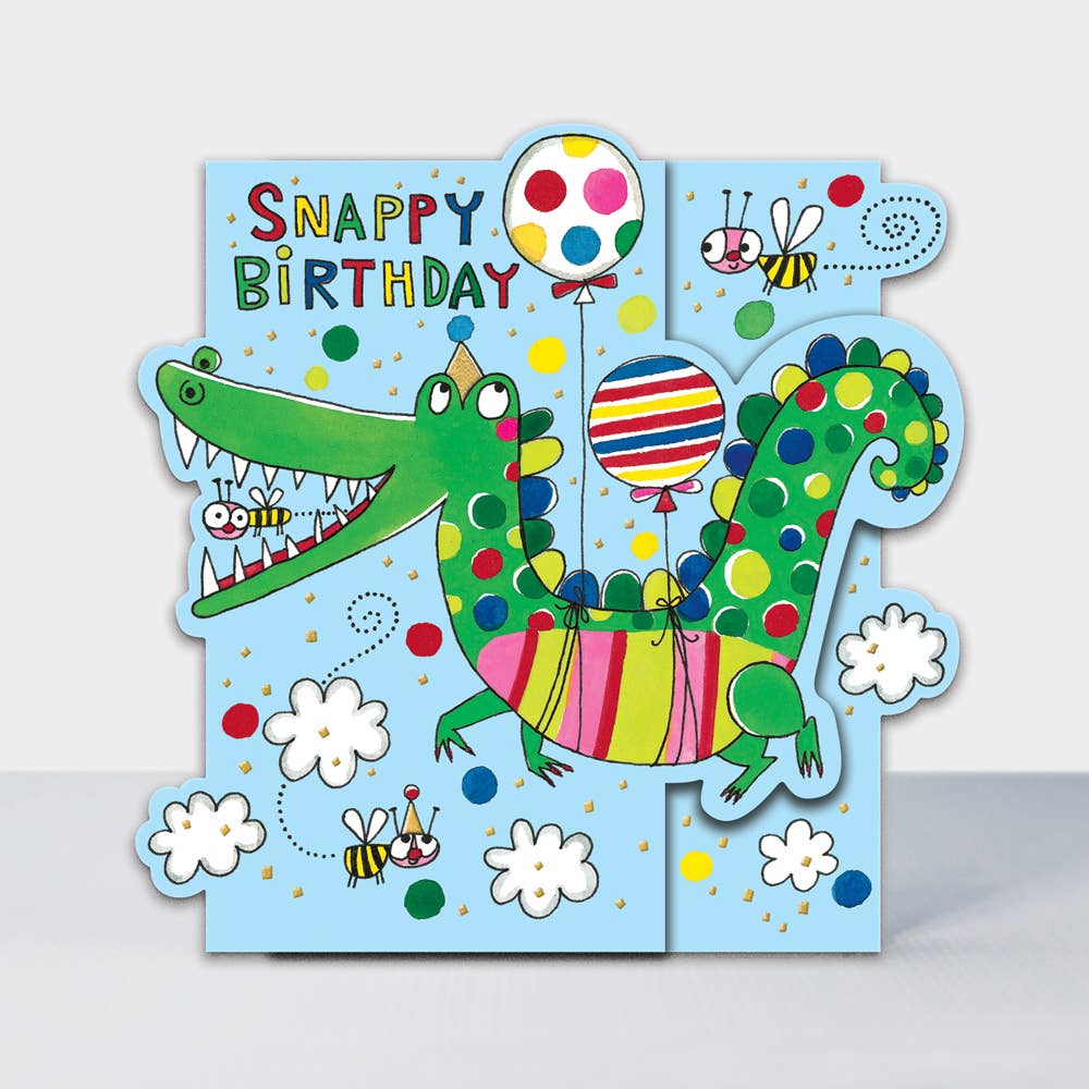 Hip Hop - Snappy Birthday/Crocodile Birthday Card