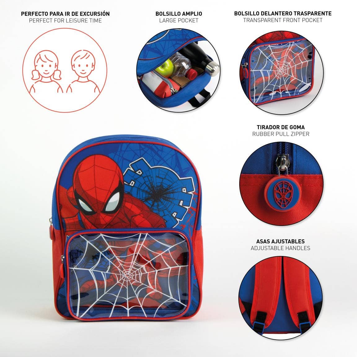 Spiderman Supreme Collection Front Pocket Backpack