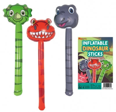 Dinosaur Themed Inflatable Sticks