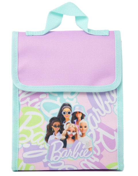 Barbie 4-Piece Girls’ Backpack Set – Backpack, Lunch Bag, Pencil Case & Bottle