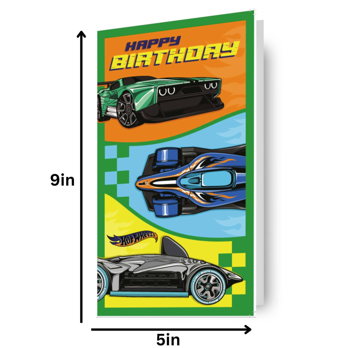 ot Wheels “Happy Birthday” Card – Official Mattel Design