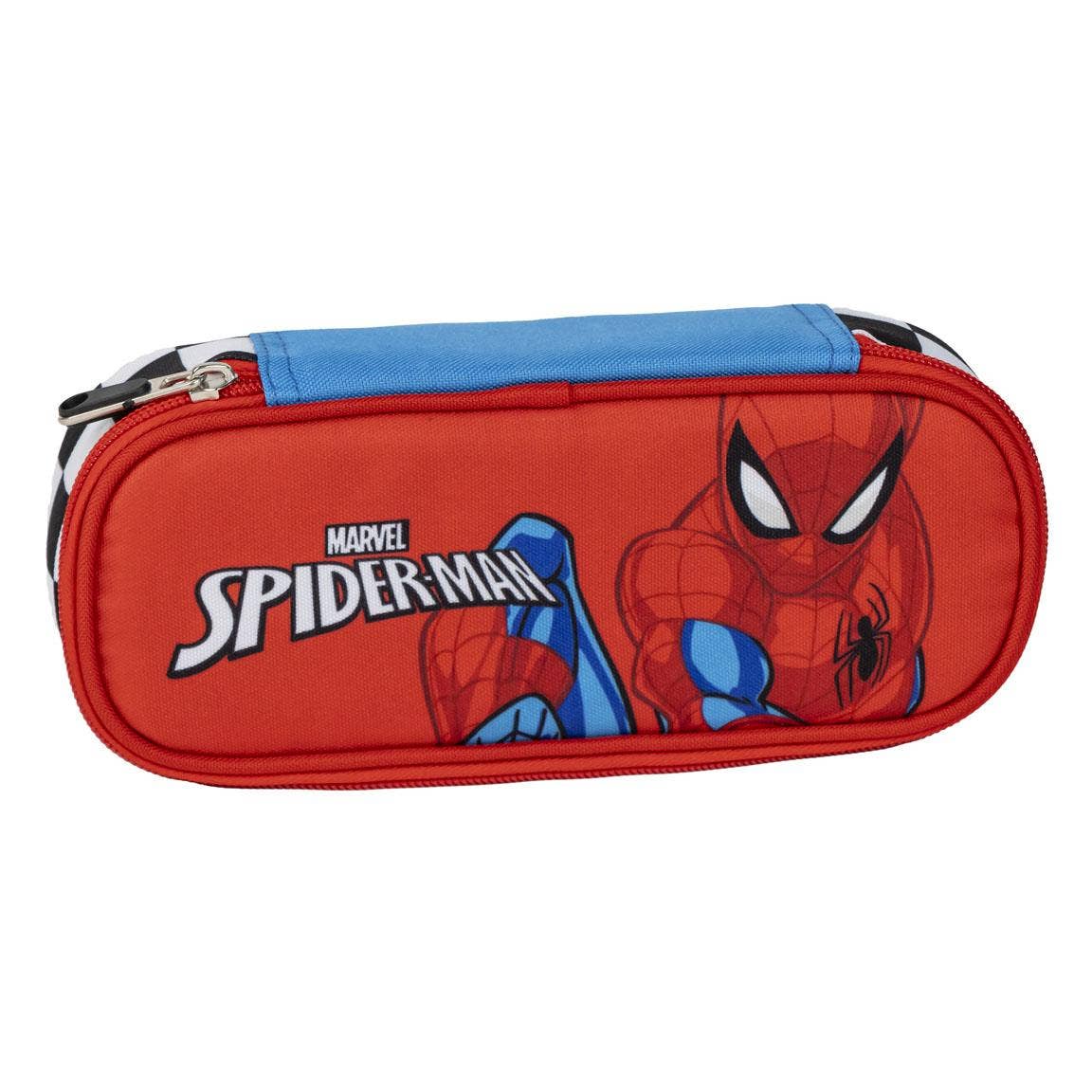 Spider-Man pencil case, Marvel stationery, Spider-Man school supplies, boys pencil case, superhero pencil case, Marvel school bag accessory, kids stationery case, Spider-Man gift, red and blue pencil case, children’s stationery organiser