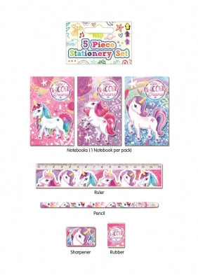 Unicorn Themed Stationary Set