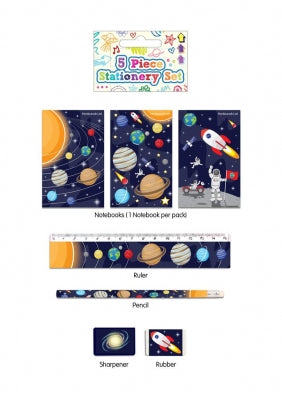 Space Planets & Rockets Essentials Stationary Set
