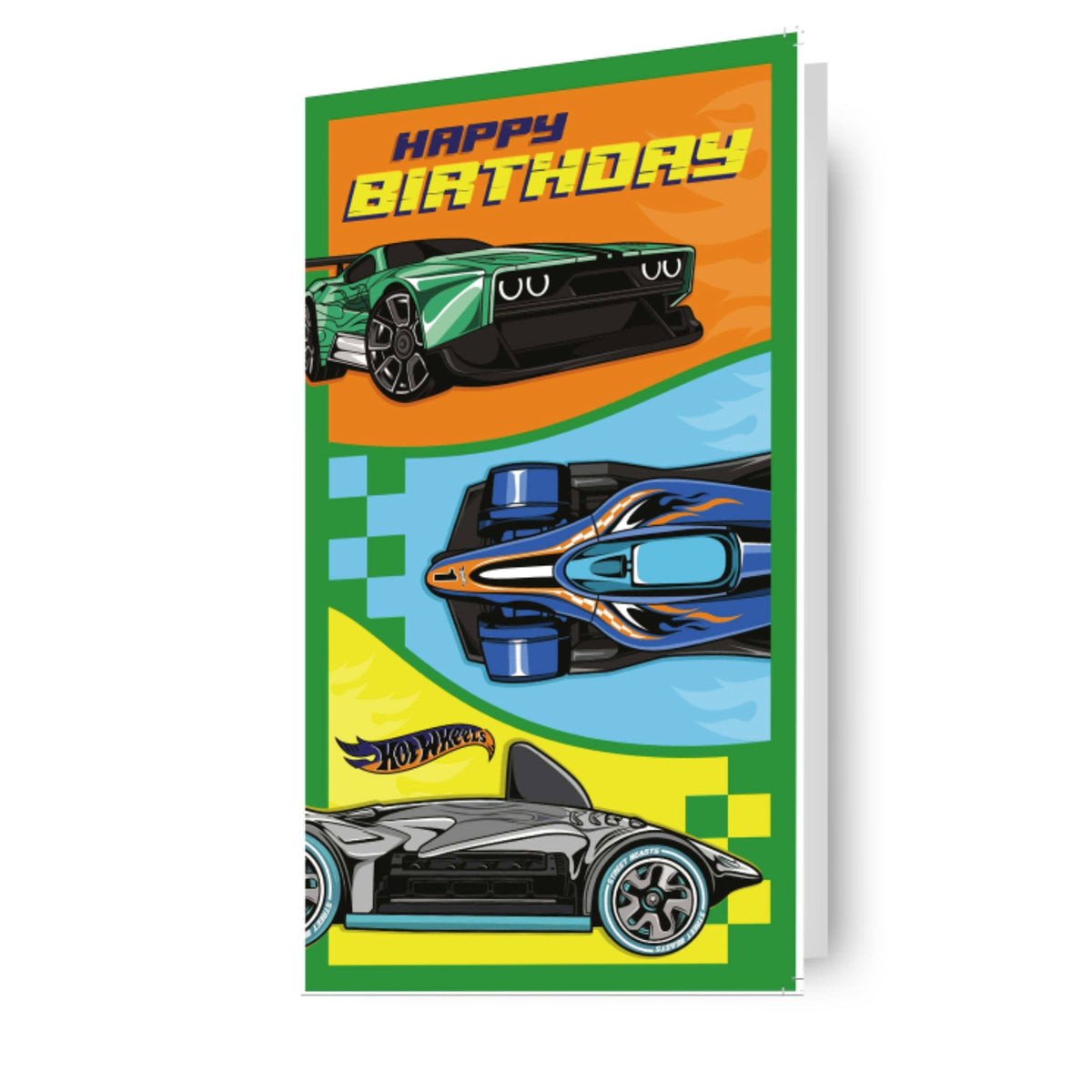 ot Wheels “Happy Birthday” Card – Official Mattel Design