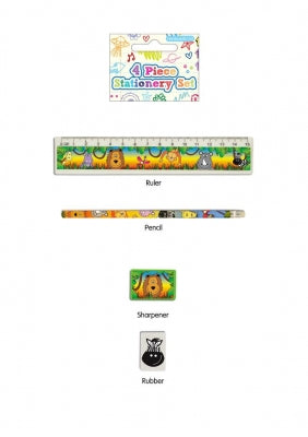 Jungle Animals Themed Stationary Set