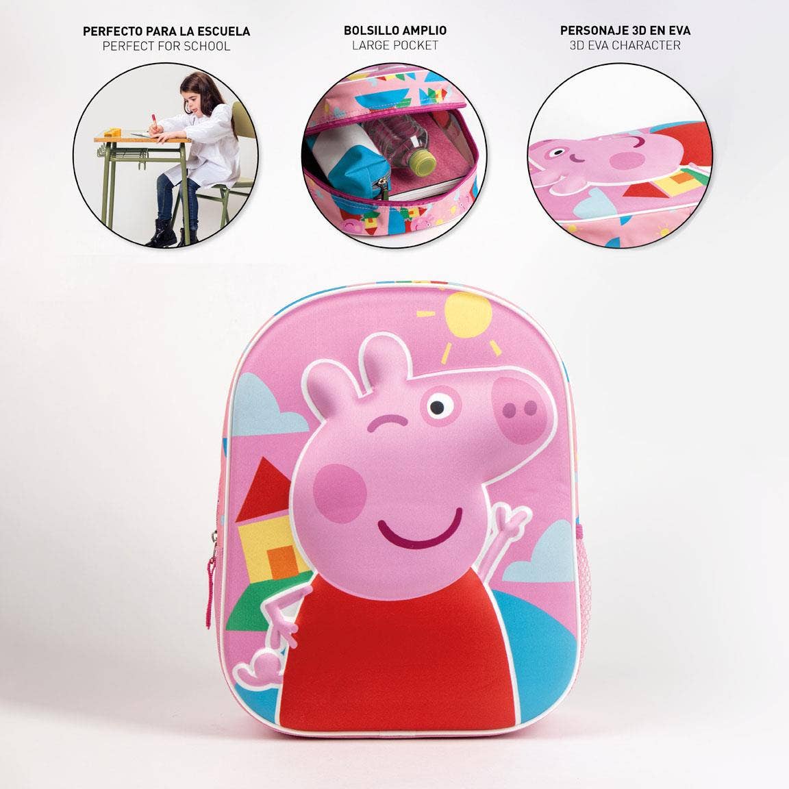 Peppa Pig Sunny Skies 3D Supreme Essentials Backpack