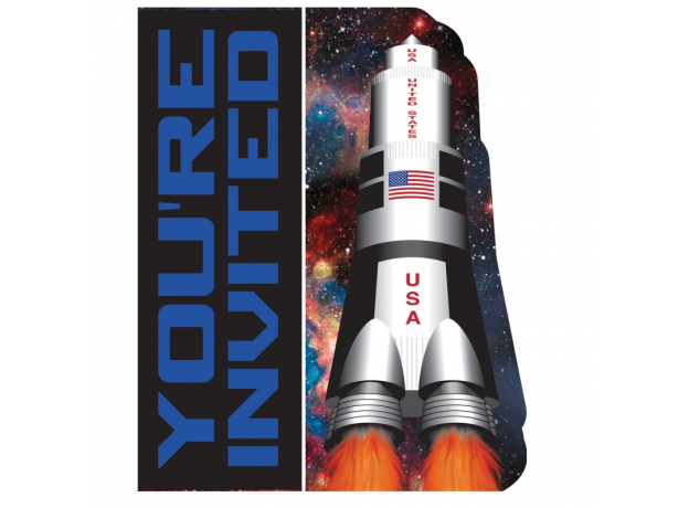 Space Party Invitations