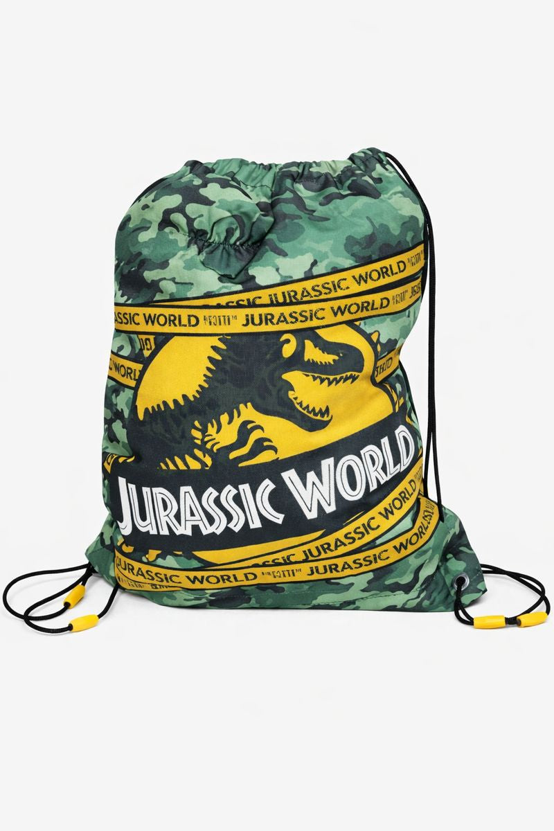 Fully Licensed Jurassic World Swim Gym Drawstring Bag