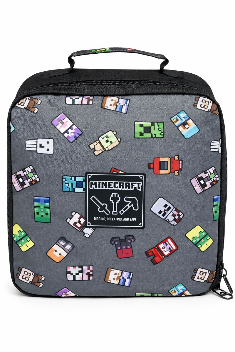 Fully Licensed Minecraft Mini Mobs Insulated Lunch Box
