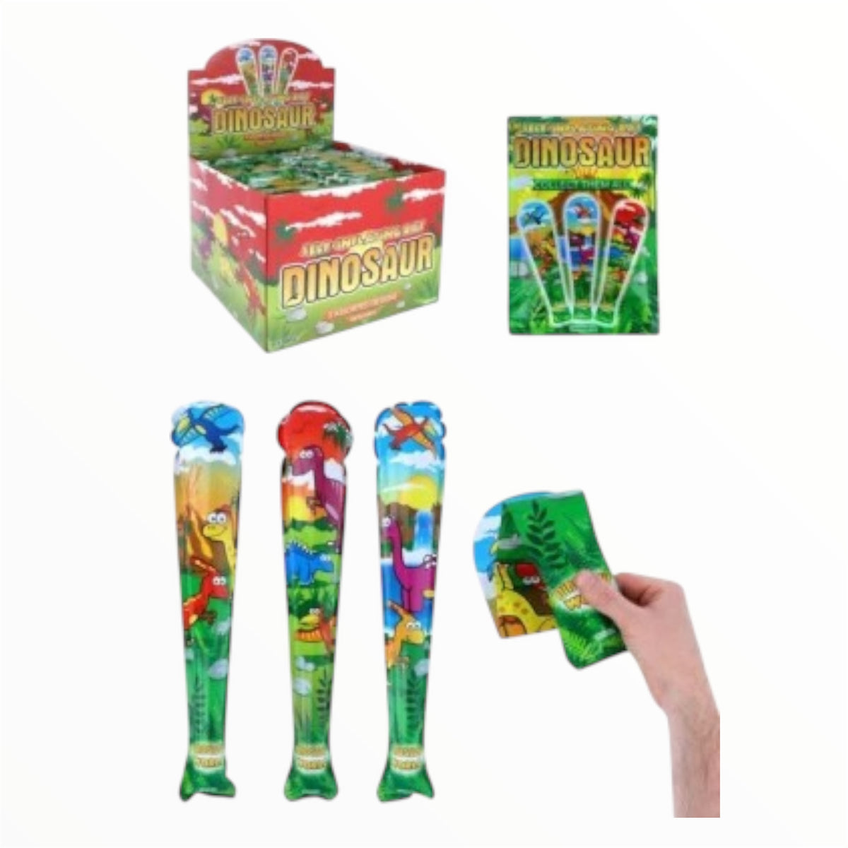 Self Inflating Dinosaur Bat Inflatable