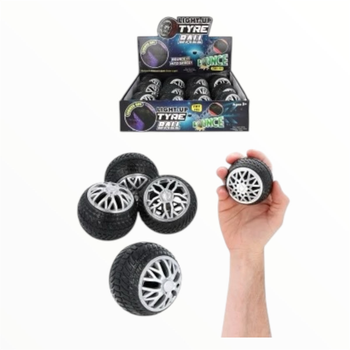 Light Up Wheel Tyre Ball
