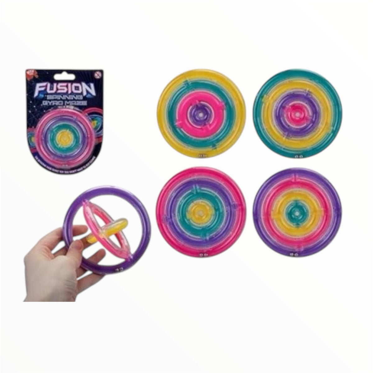 Fusion Spinning Gyro Maze Fidget