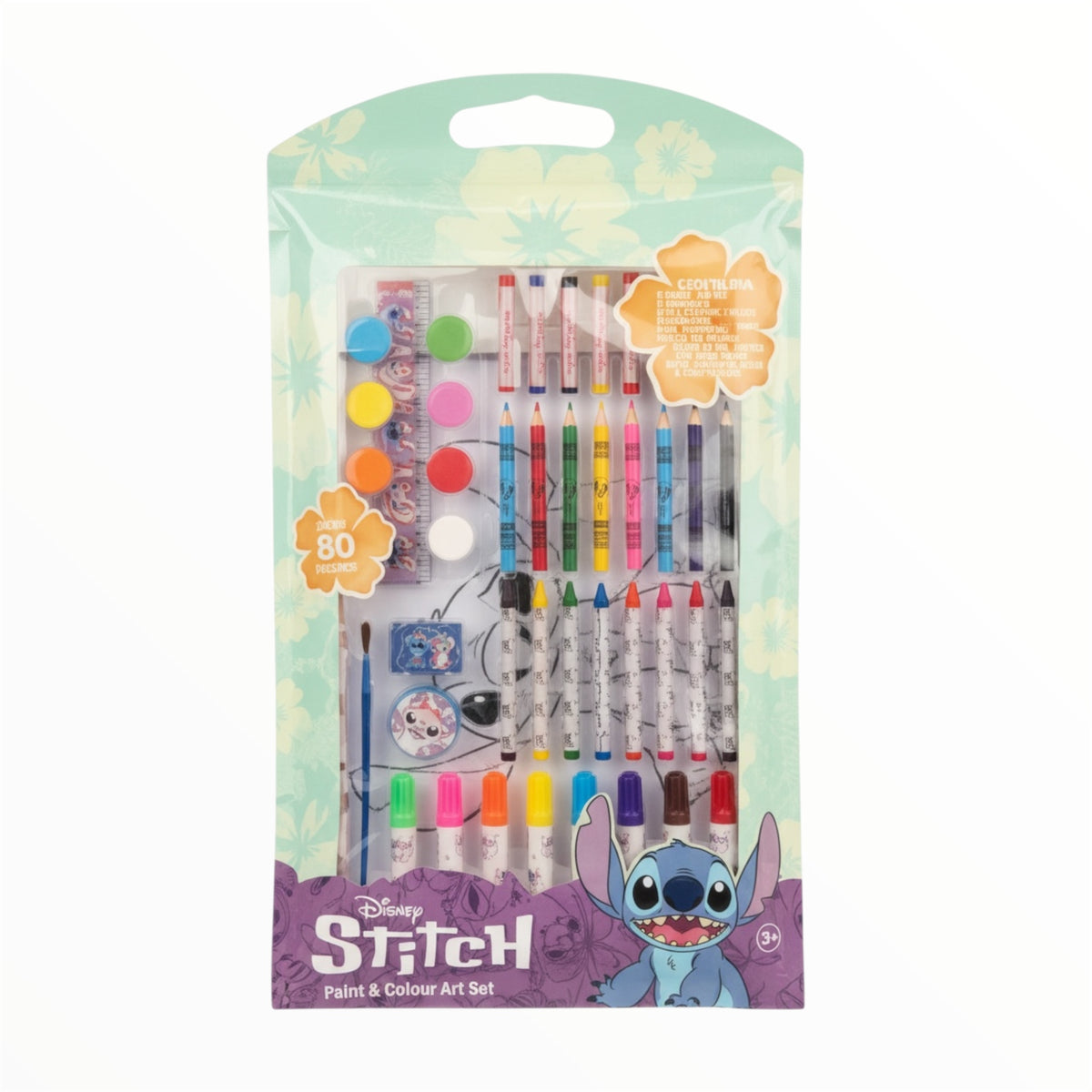 Stitch Colouring & Paint Art Set