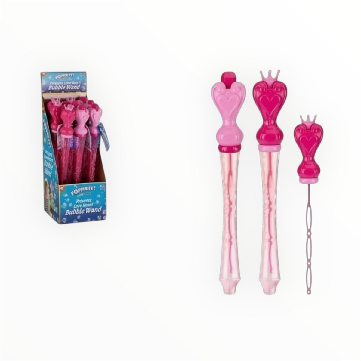 Pink Princess Bubble Wands