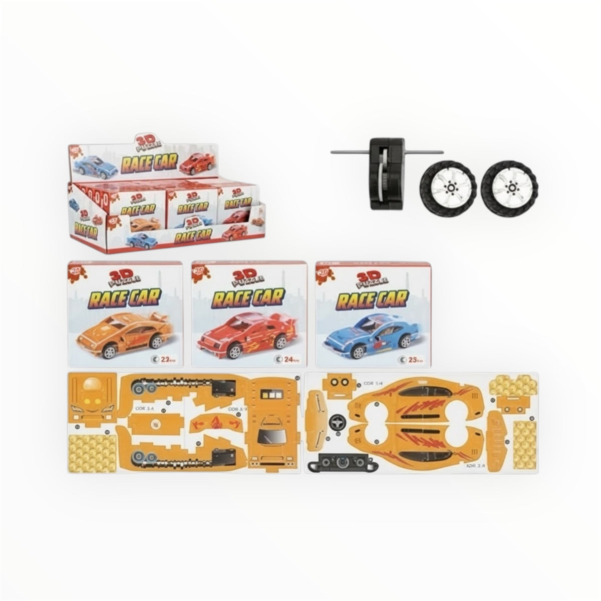 Make Your Own Pull Back Car 3D Pop Out Pull Back Racer