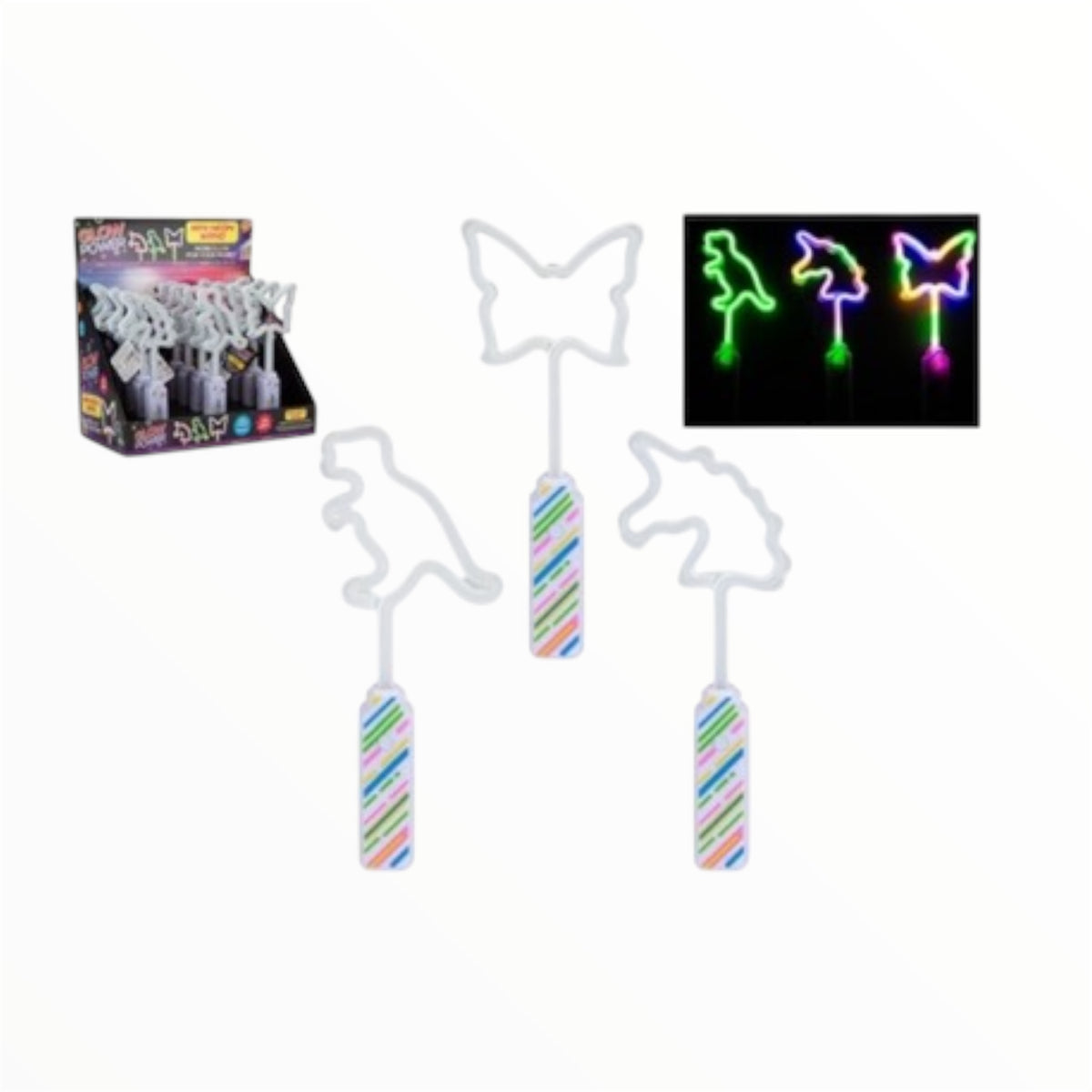 Mini Neon Glow Wand Sticks