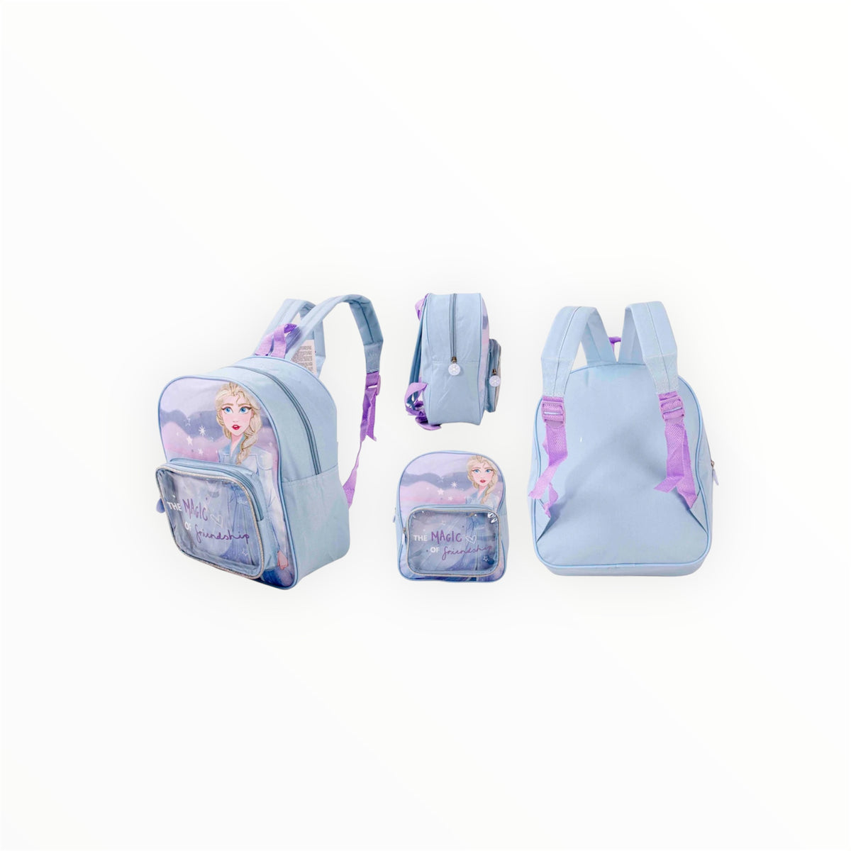 Disney Frozen Elsa Kids Backpack – “Magic of Friendship” Light Blue School Bag
