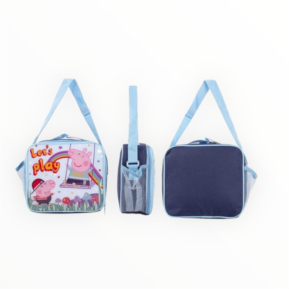 Peppa Pig Lunch Bag – Let’s Play Blue Insulated Shoulder Lunchbox