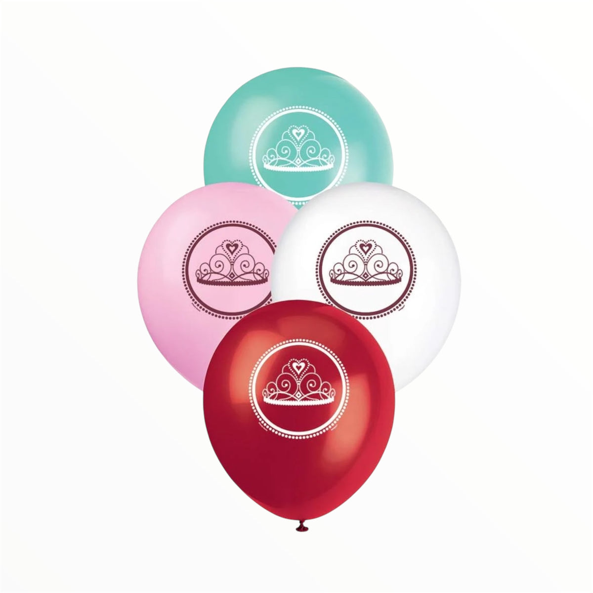 Fairytale Princess Printed Latex Balloons – Pack of 8