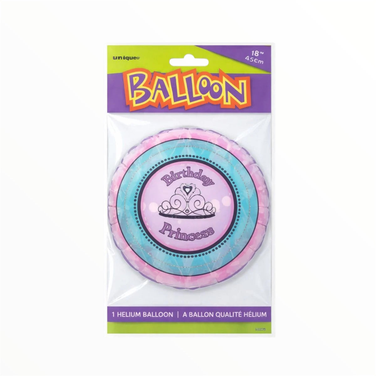 18 Inch Foil Fairytale Princess Birthday Balloon | Little Cuties