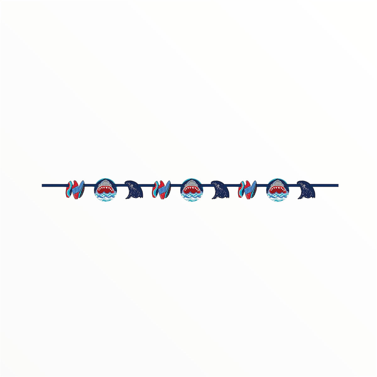 Shark Party Garland 5ft