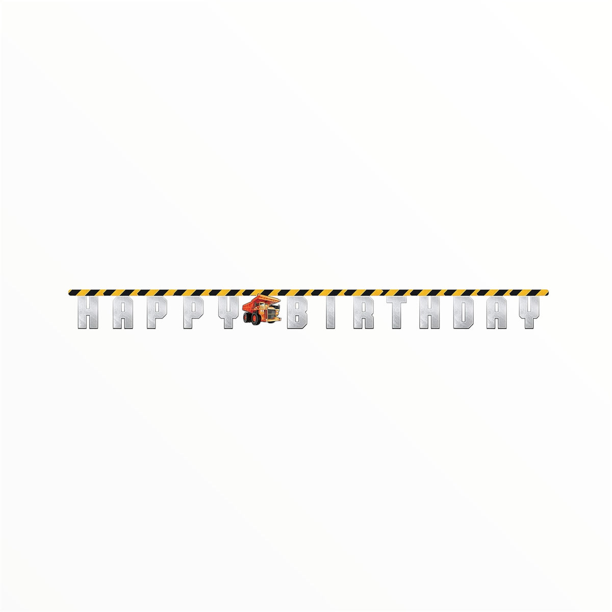 Big Dig Construction Party Banner 7 x 116 in