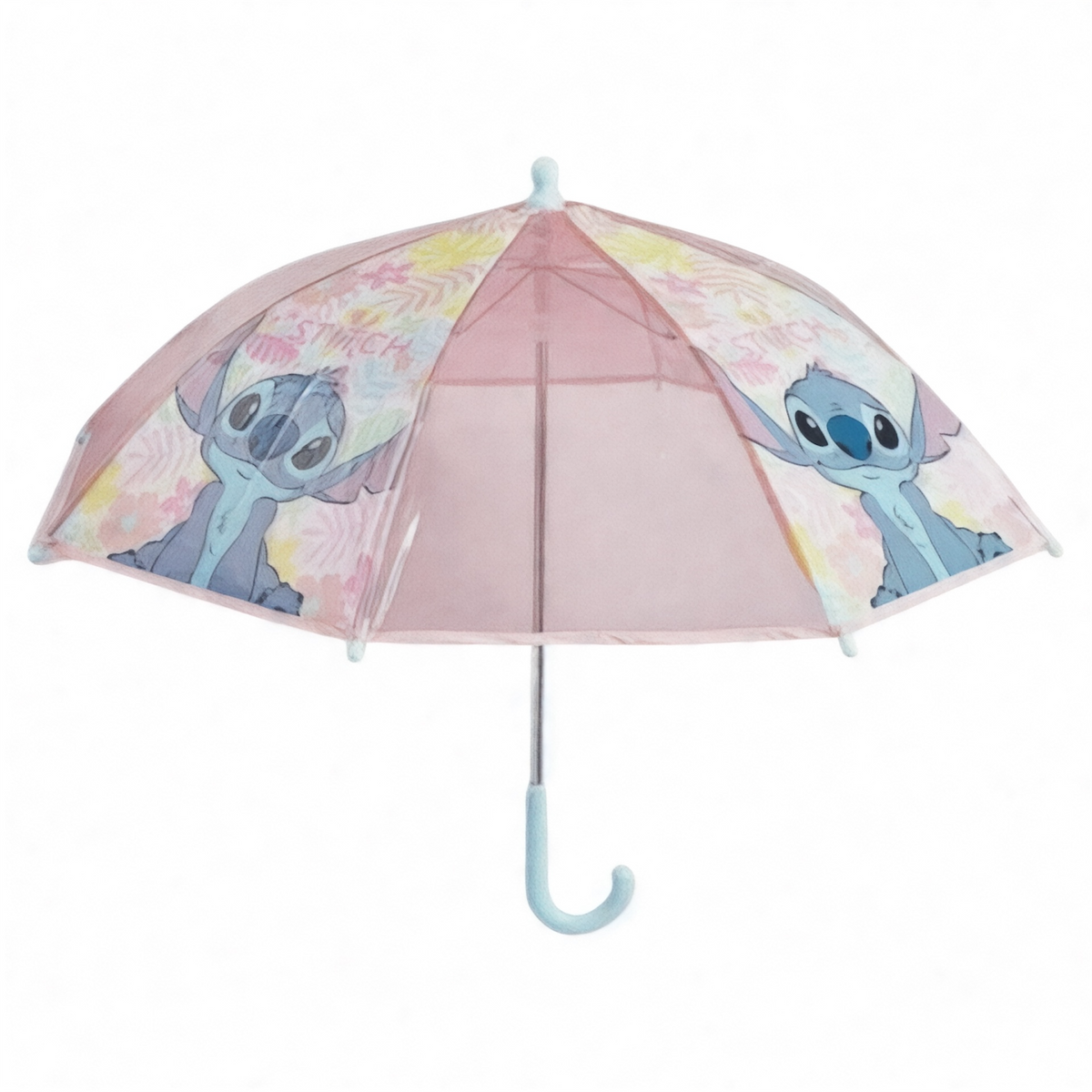 Official Stitch Pink Blue Floral Umbrella