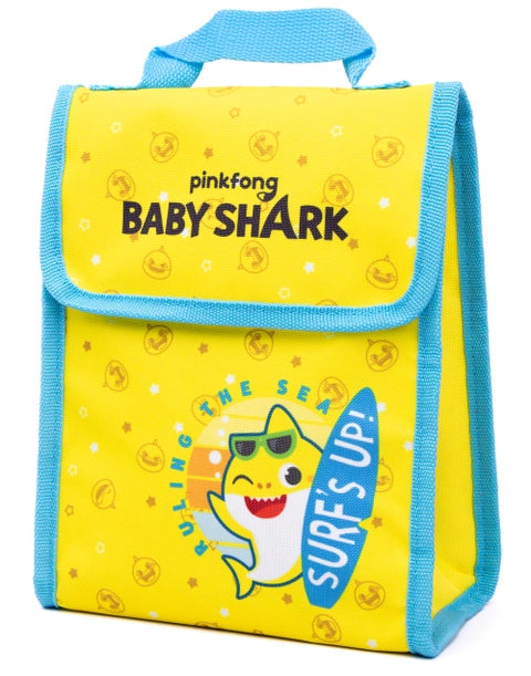 Baby Shark backpack set with matching lunch bag, water bottle and pencil case