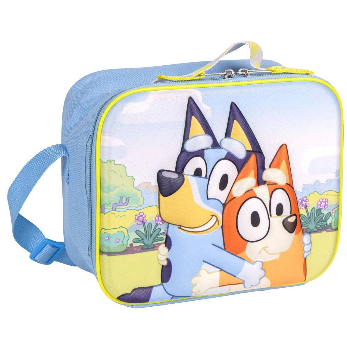 Bluey lunch bag, Bluey lunch box, Bluey insulated bag, Bluey school accessories, Bluey and Bingo bag, kids lunch bag, toddler lunch box, CBeebies Bluey merchandise, boys and girls lunch bag, cartoon food bag