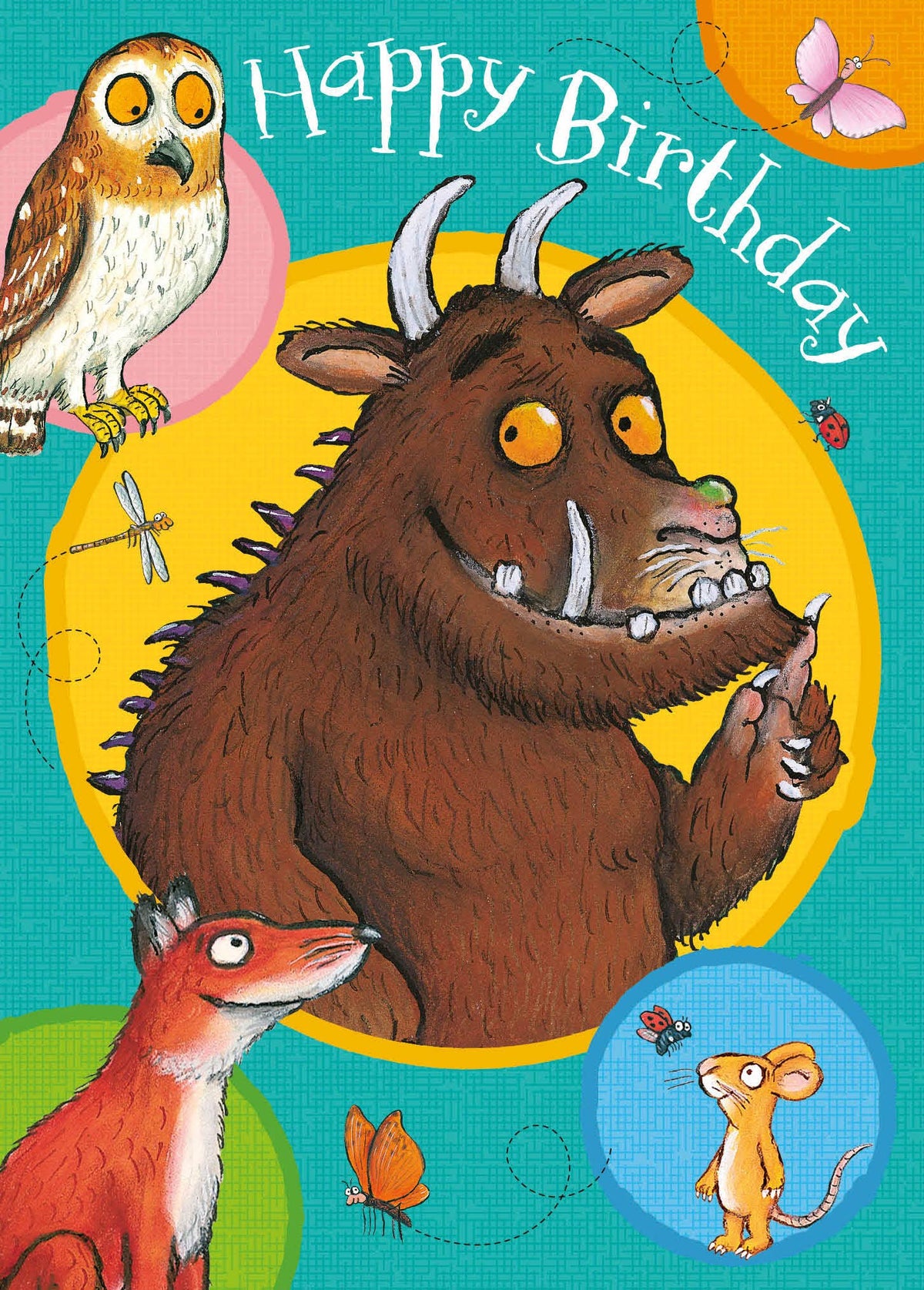 The Gruffalo “Happy Birthday” Greeting Card – Official Children’s Birthday Card