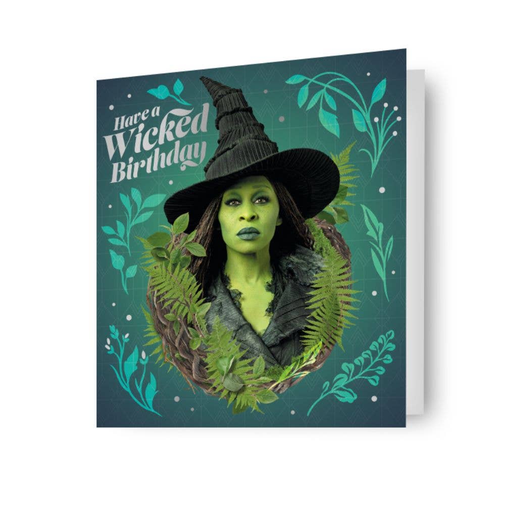 Have a Wicked Birthday” Card – Enchanting Witch Design
