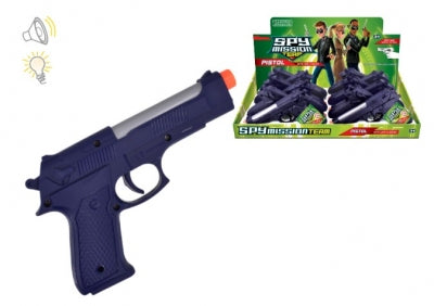 Kids Spy Mission Toy Gun Lights & Sounds Pistol