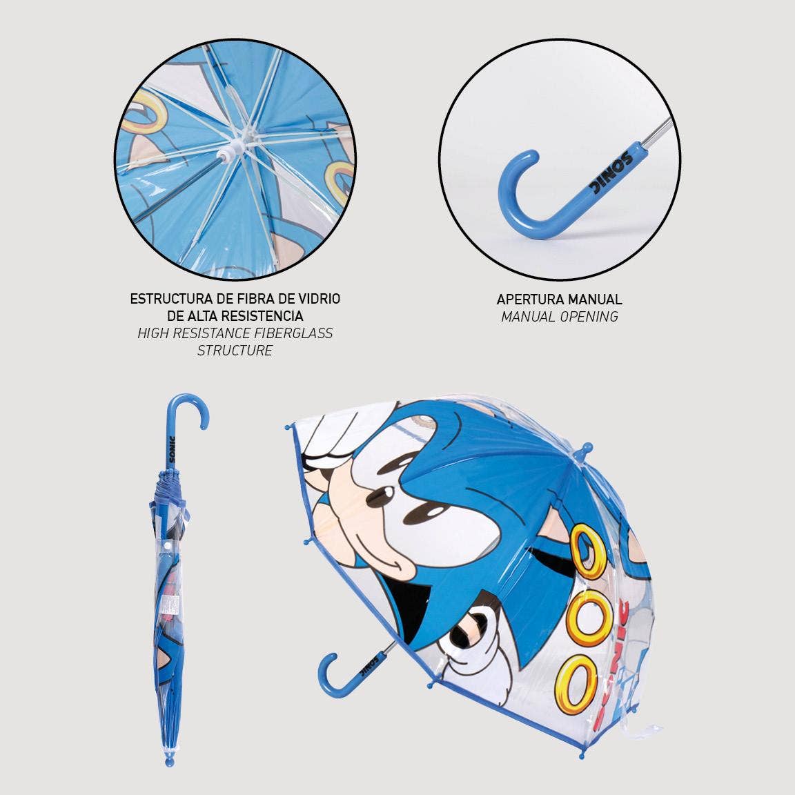 Sonic The Hedgehog Bubble Umbrella