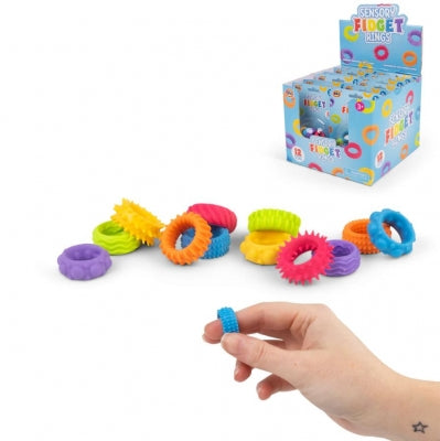Sensory Fidget Rings 12 Pack