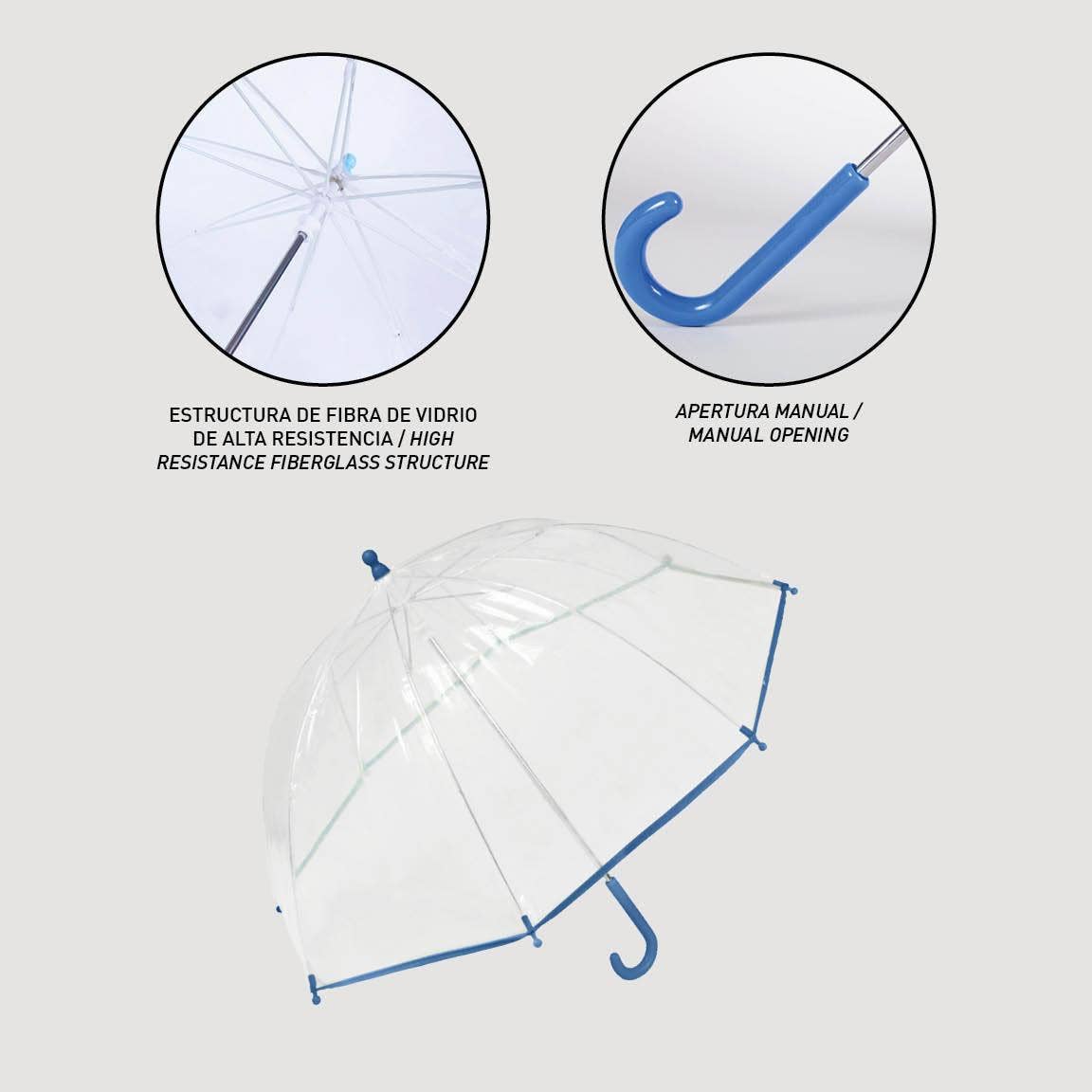 Minnie Mouse Pink/Rainbow Design Bubble Umbrella