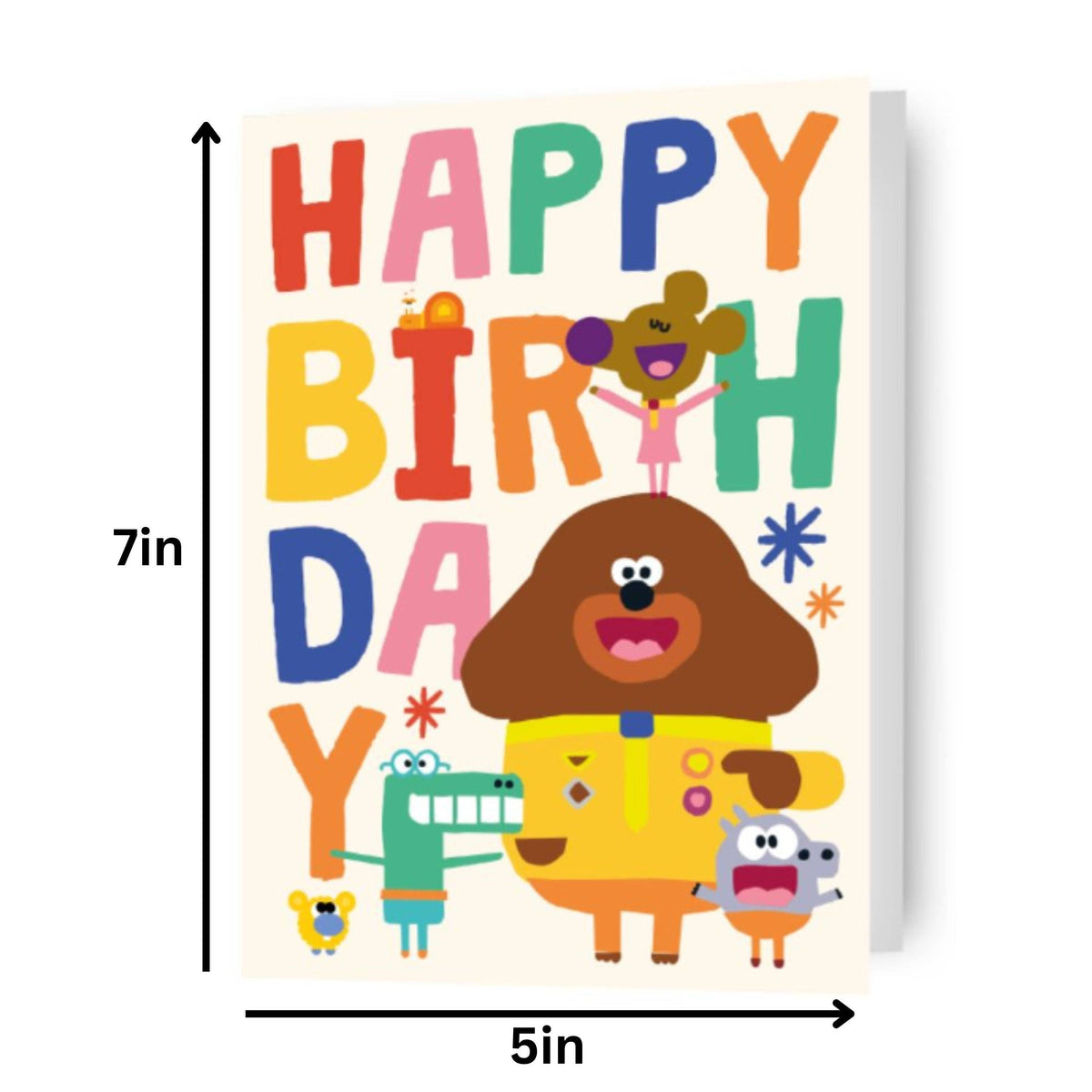 Hey Duggee “Happy Birthday” Card – Official CBeebies Design