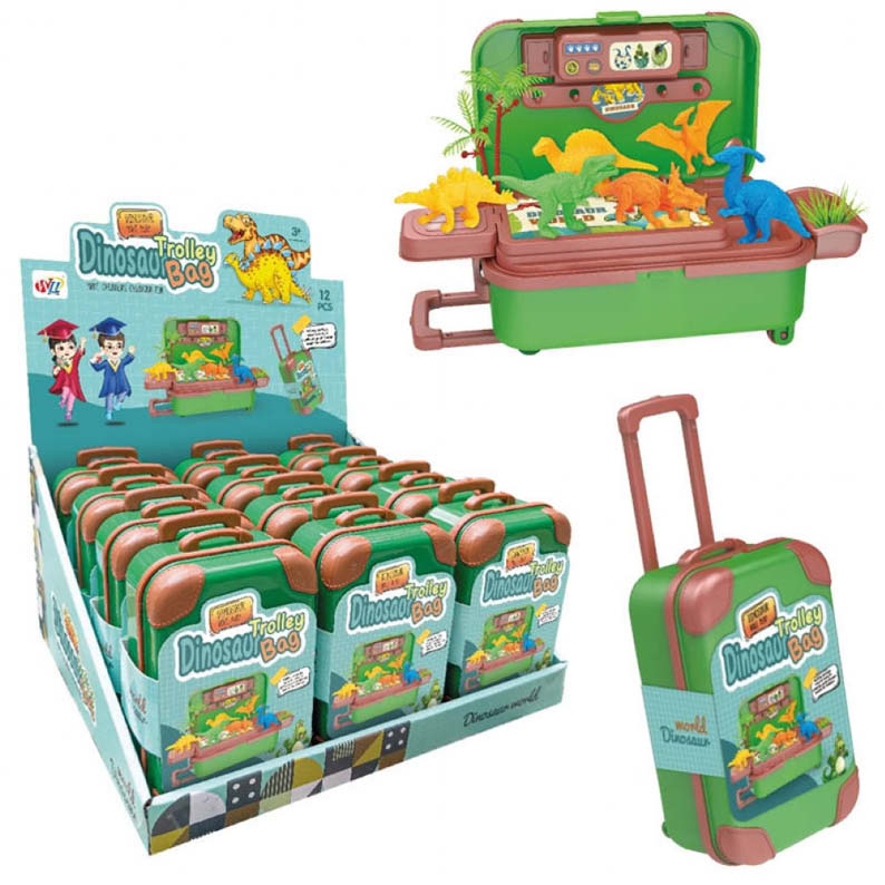 Dinosaur Suitcase Playset