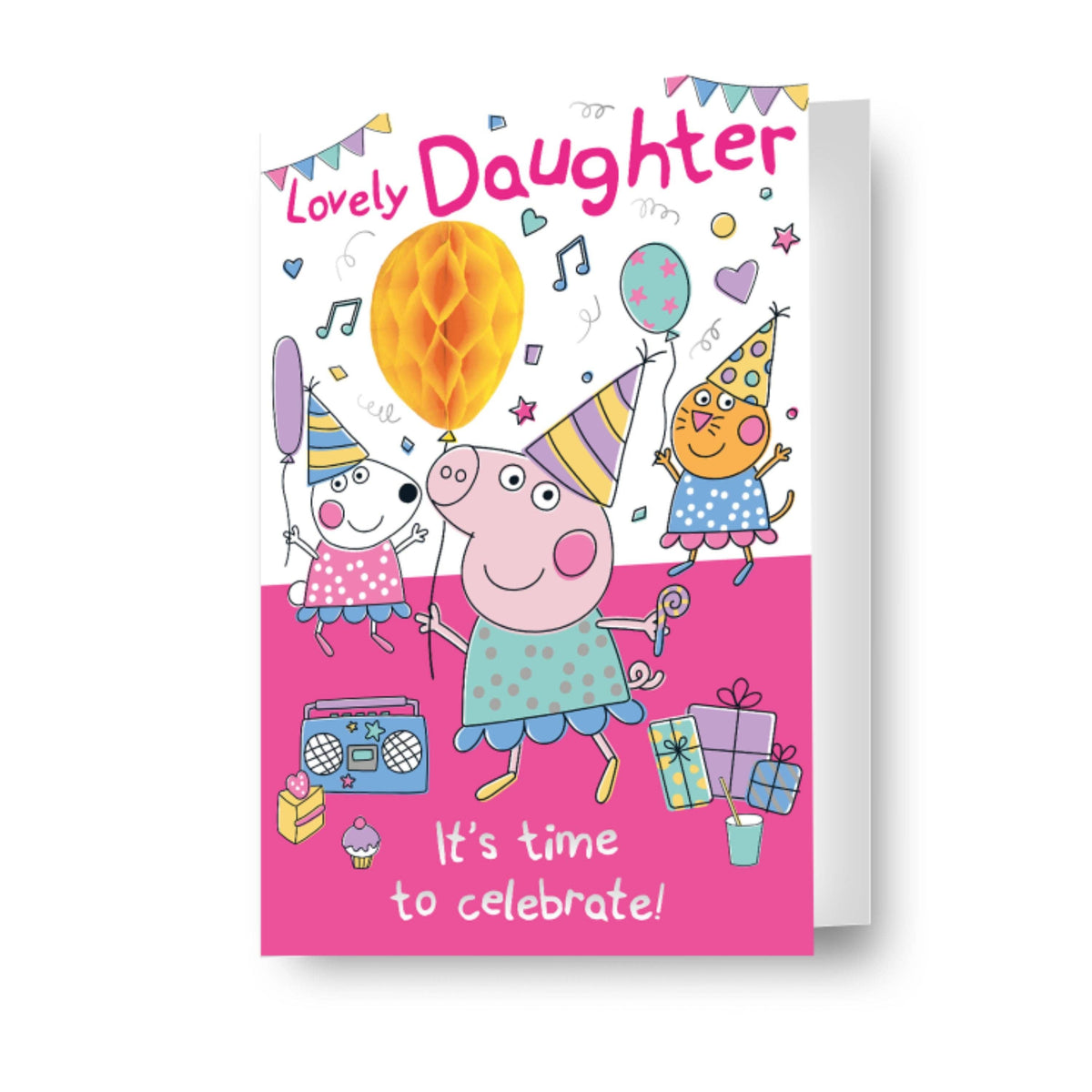 Peppa Pig “Lovely Daughter” Birthday Card – Official Kids’ Party Design