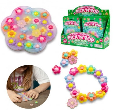 Pretty Flower Pick n Pop Bracelets